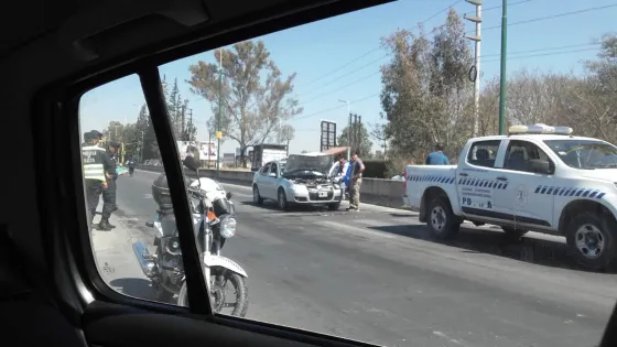 Se registró un accidente en avenida Bolivia