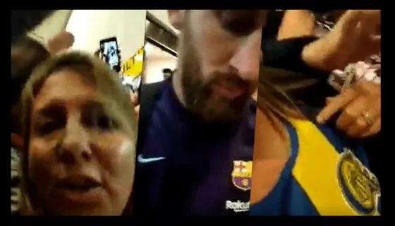 Tremendo: Una mujer insultó en la cara a Messi (VIDEO)