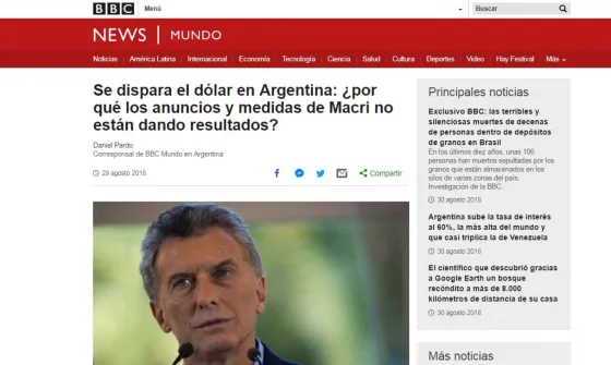 Crisis económica: el mundo habla de Argentina