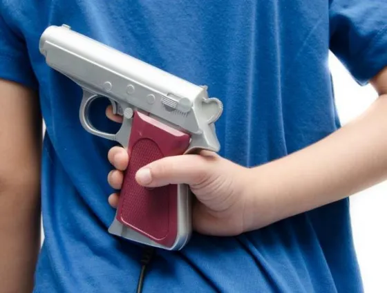 Entró a robar a un casino con un arma de juguete