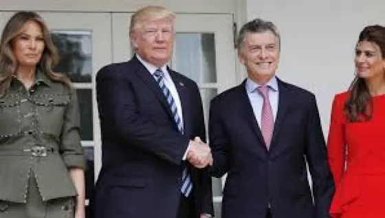 Trump le brindó su apoyo a Mauricio Macri