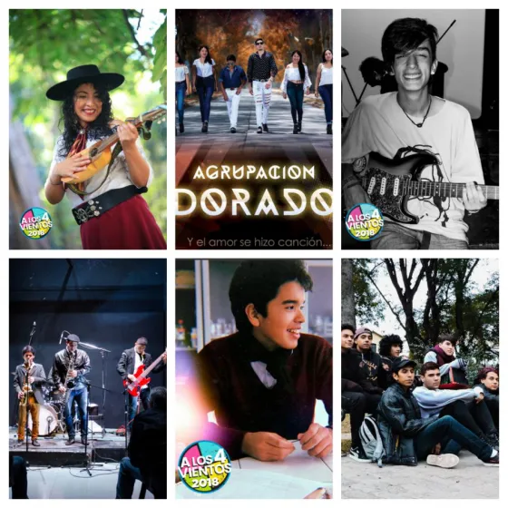 Hasta el domingo se podrá votar a las bandas del concurso “A los 4 vientos”