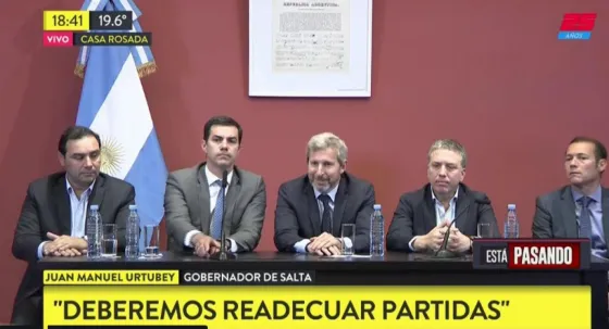 Urtubey sobre el Presupuesto Nacional 2019: “Deberemos readecuar partidas que generen el menor impacto social”