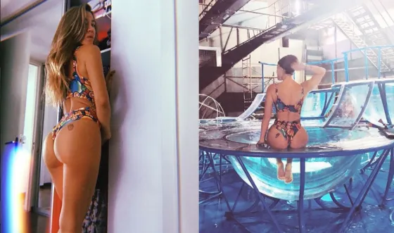 ¿Jimena Barón se pierde el aquadance?