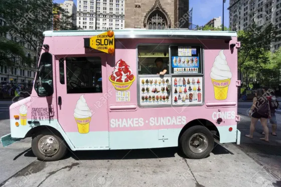 Trasladaban drogas en una camioneta de helados