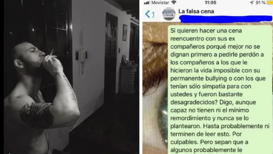 Lo invitaron a un reencuentro del secundario y los escrachó