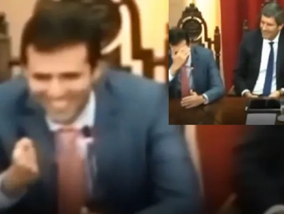 ¡Desopilante! El insólito audio que hizo tentar al ministro Estrada. VIDEO