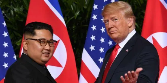 Trump dijo que él y Kim Jong Un están "enamorados"
