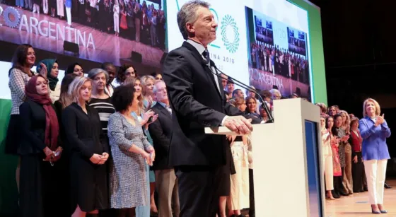 Ante mujeres del G20, Mauricio Macri dijo que el Presupuesto 2019 incorpora la perspectiva de género