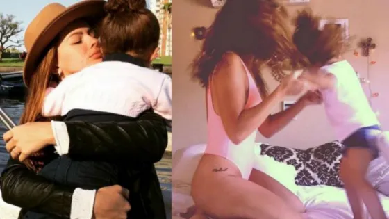 No da más: La China Suarez compartió una postal muy tierna