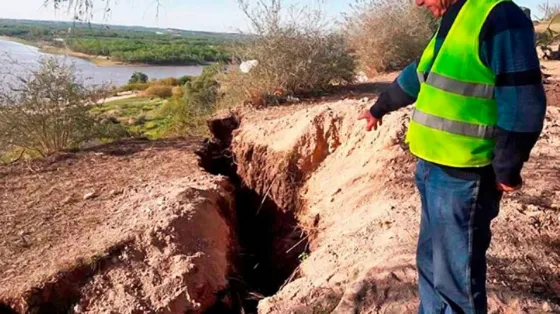 Diamante, la localidad de Entre Ríos que podría desaparecer por una grieta. Mirá
