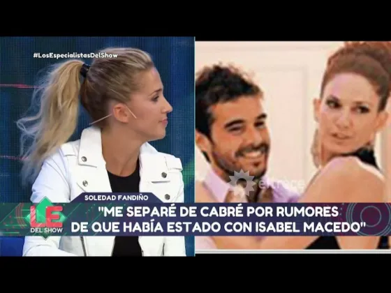 Fandiño confesó que se separó de Cabré por Macedo