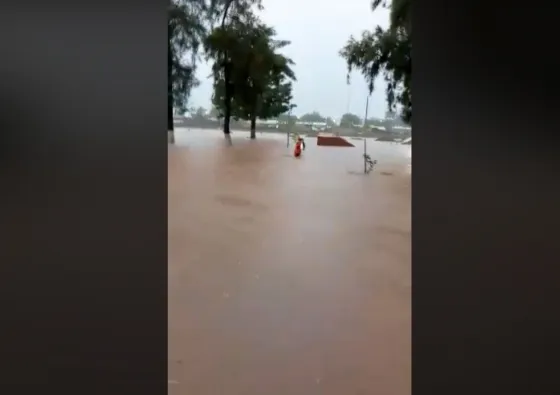Así quedó Apolinario Saravia tras el temporal. VIDEO