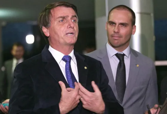 El hijo de Jair Bolsonaro habló sobre el Gobierno de Macri