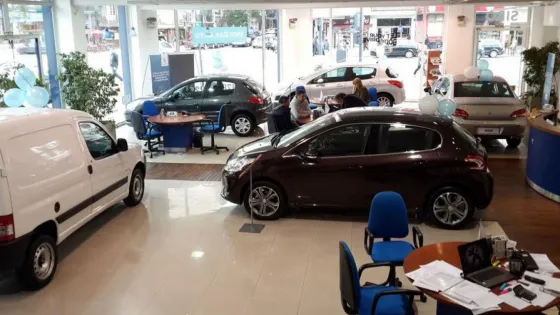 La venta de autos cayó en un 50% el último mes