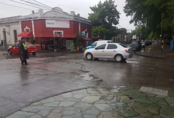 Se registró un siniestro vial en calle Santa Fe