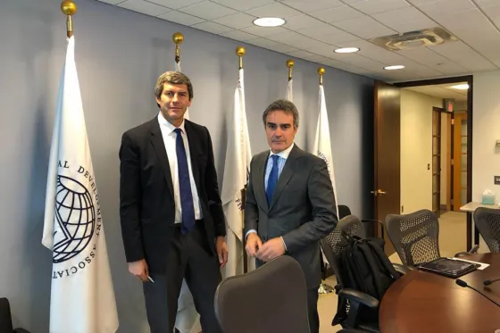 En Estados Unidos, Yarade se reunió con directivos del Banco Mundial en busca de obras para Salta