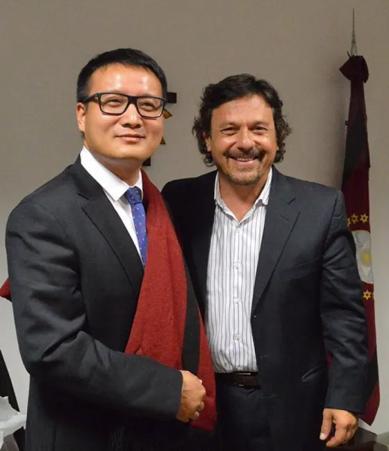 Sáenz recibió a especialistas chinos