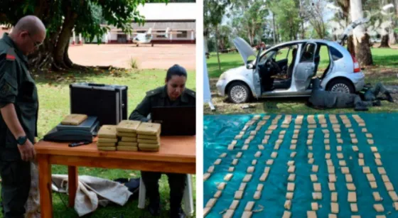 Detuvieron a una pareja con más de 43 kilos de marihuana