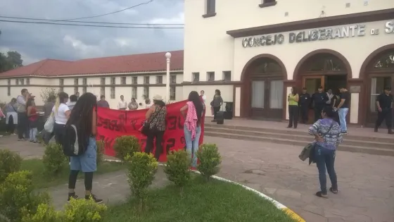 Se registraron incidentes en el Concejo Deliberante. VIDEO