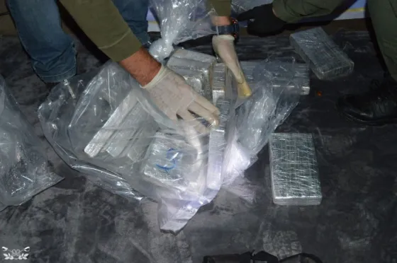 Llevaban 72 kilos de cocaína en mochilas