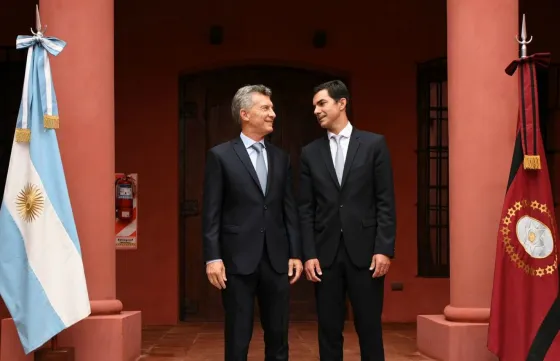Juan Manuel Urtubey junto a Mauricio Macri