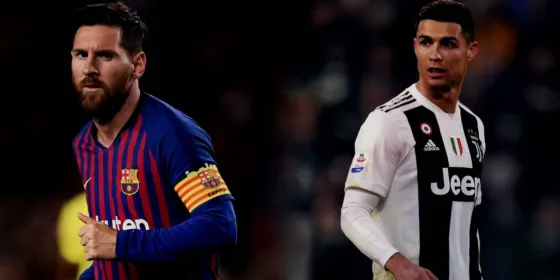 Lionel Messi y un palito para Cristiano Ronaldo
