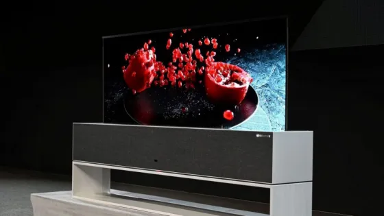 Presentaron el primer televisor que se enrolla y se guarda
