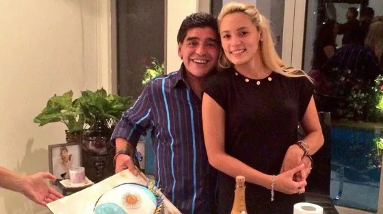Roció Oliva y un polémico "like" a un comentario sobre Maradona