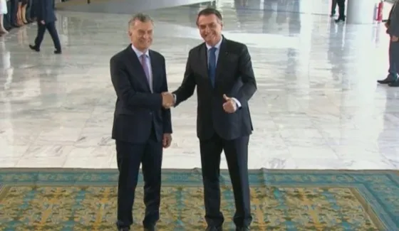 Bolsonaro recibió a Macri y ya están reunidos en Brasilia