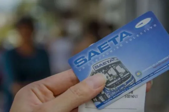 Si no tenés la tarjeta de SAETA te bajan del colectivo