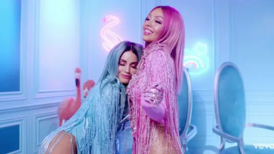 Mirá el nuevo video de Thalía y Lali que generó polémica