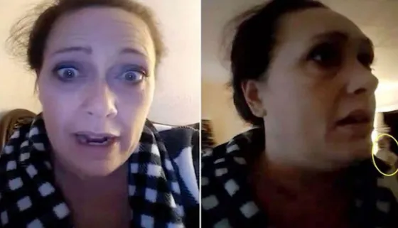 ¡Qué susto! Un fantasma apareció mientras hacían una videollamada. VIDEO