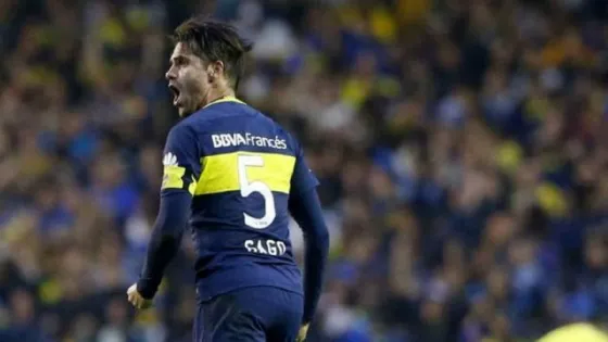 Los hinchas de Boca se despiden de Gago