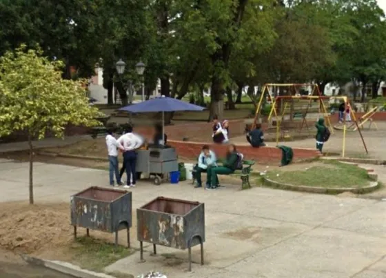 Alumnos de una escuela técnica de Orán acondicionan los espacios públicos