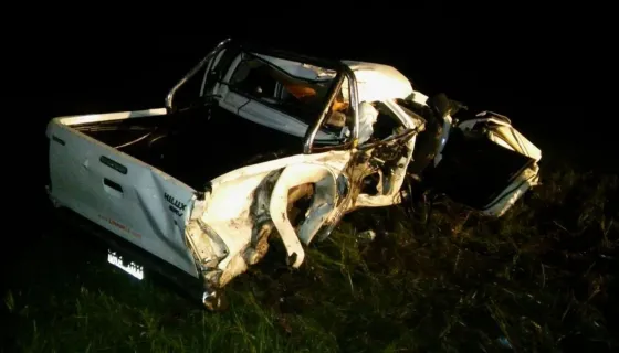 Dos personas fallecieron tras un accidente en la ruta 34