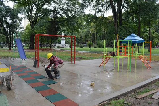 El parque San Martín contará con nuevos juegos infantiles