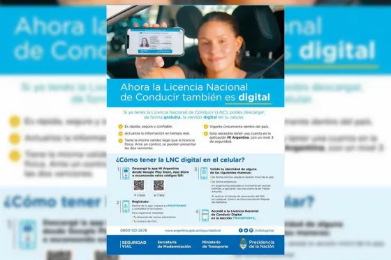 En Salta ya se puede presentar la Licencia Nacional de Conducir digital