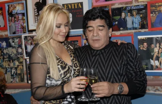 Verónica Ojeda y Diego Maradona en una profunda crisis