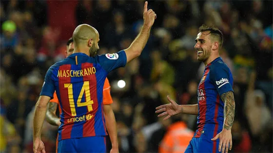 Mascherano anotó un gol después de 7 años