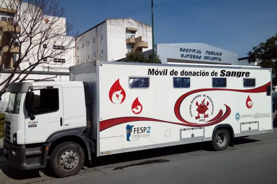 Hoy la colecta de sangre se hará en el Materno Infantil