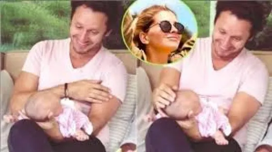 El increíble parecido de Vicuña y su pequeña hija Magnolia