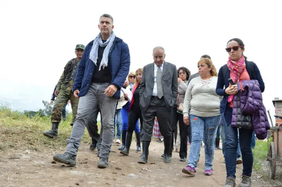 Se realizó una inspección ocular en el río Arenales