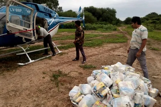 Asisten a comunidades de Rivadavia y San Martín aisladas por las lluvias