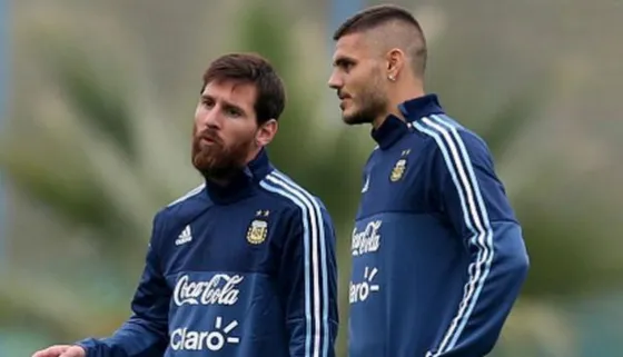 El palito de Messi a Icardi