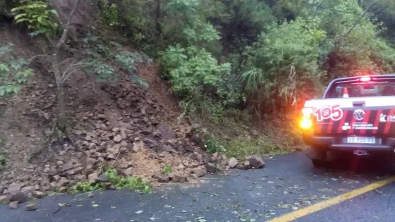 Por prevención, se encuentra cortado el ingreso a la ciudad por el Portezuelo