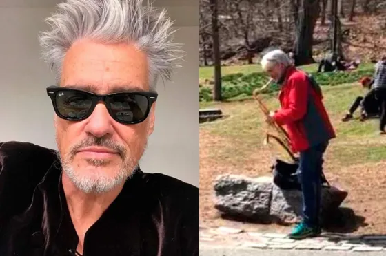 Roberto Pettinato fue descubierto tocando el saxo "a la gorra"