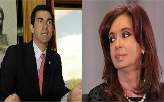 Juan Manuel Urtubey, gobernador de Salta y Cristina Kirchner, presidenta de la Nación (MC)