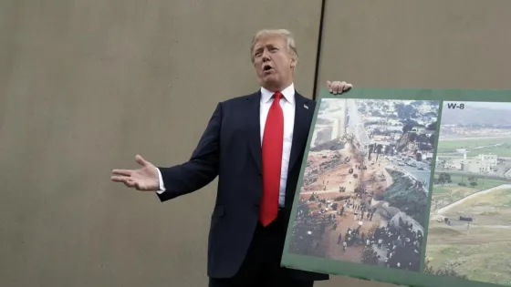 Trump militariza la frontera con México
