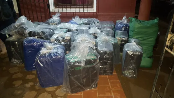Secuestraron 1300 kilos de hojas de coca